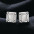 925 Sterling Silver VVS1 Halo Moissanite Earrings