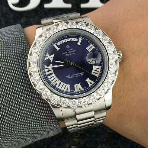 Iced Presidential Watch