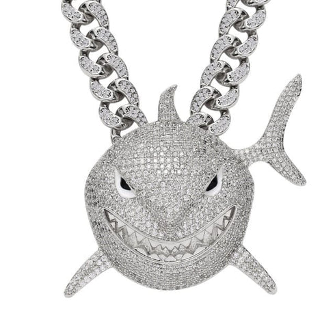 Shark 6IX9INE Bling Pendant Necklace