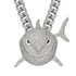 Shark 6IX9INE Bling Pendant Necklace