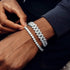 Fully Iced Miami Prong Cuban Bracelet + FREE Tennis Bracelet Bundle (AAA+ Quality)