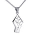 Gold BLM Raised Fist Necklace