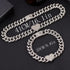 Miami Heart Cuban Chain and FREE Bracelet Bundle