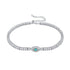 Iced out Evil Eye Anklet
