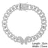 Iced Out Miami Cuban Butterfly Anklet