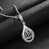 Islamic Teardrop Pendant Necklace