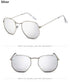 Jumpan Metal Square Frame Sunglasses