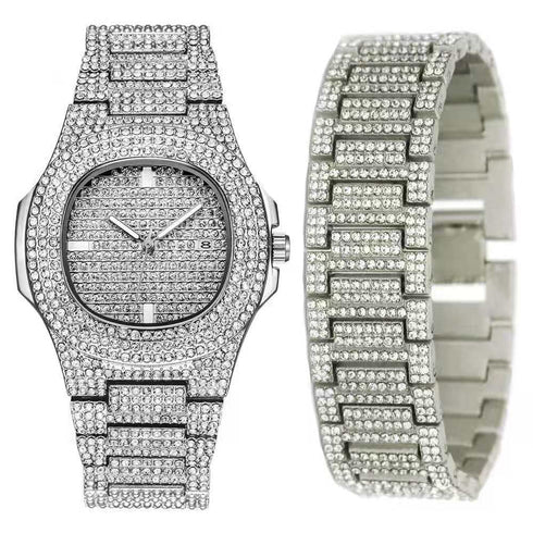 OG AP Style Buss Down Watch with FREE Band Bracelet