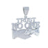Iced Out Trust No One with Double Hand Pendant