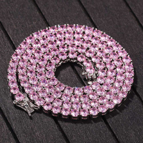 Pink Tennis Choker