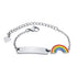 Custom Name Engraved Adjustable Baby Bracelet with Charm