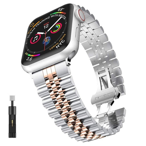 Compatible with Apple Watch - Two-tone Classic Watch Band