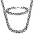 Byzantine Stainless Steel Chain & FREE Bracelet - BOGO