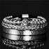 Roman Skull 3pc Bracelet Set
