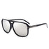 Stuntin' Black Square Frame Oversized Sunglasses