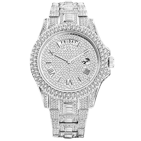Top G Iced Out Baguette Watch