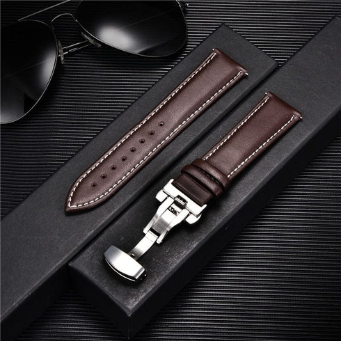 Smooth Calfskin Leather Watchstrap