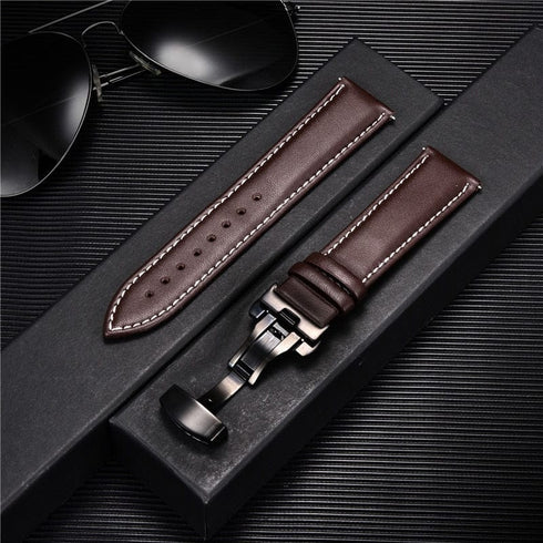 Smooth Calfskin Leather Watchstrap