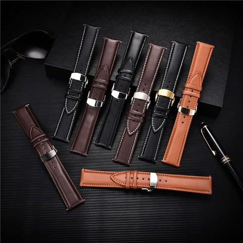 Smooth Calfskin Leather Watchstrap