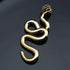 Snake 14k Gold Pendant Necklace