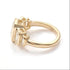 10K Gold Emerald Cut 2CT Moissanite Engagement Ring