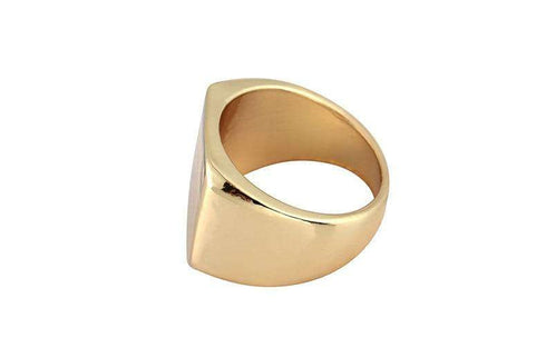 Square Black/Gold/Silver Metal Ring