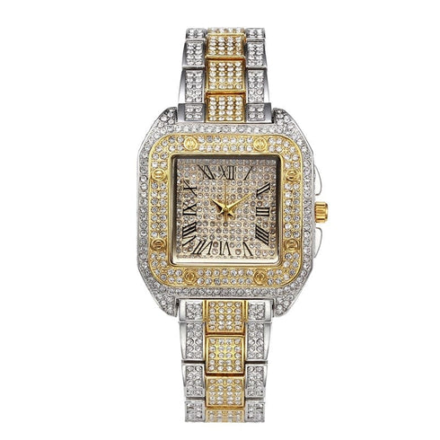 Square Bling Bezel Watch
