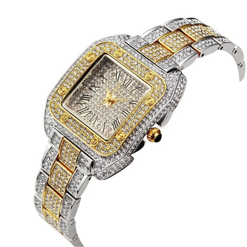 Square Bling Bezel Watch