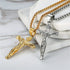 Stainless Steel INRI Crucifix Pendant Chain