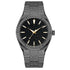 VVS Jewelry Frosted Signature Baron's Black Stardust Watch