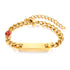 Custom Baby Engraved Name Bracelet with Birthstone