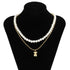 Double Layered Pearl Necklace