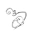 Spiral Retro Adjustable Toe Ring