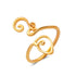 Spiral Retro Adjustable Toe Ring