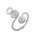 Spiral Retro Adjustable Toe Ring