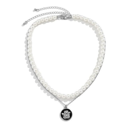 Double Layered Pearl Necklace