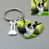 Custom Name and Photo Keychain Pet Jewelry