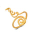 Spiral Retro Adjustable Toe Ring