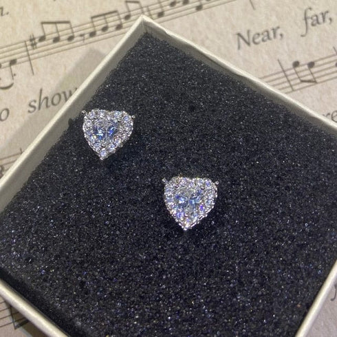 VVS Jewelry Classic Silver Stud Earrings