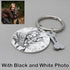 Custom Name and Photo Keychain Pet Jewelry