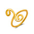 Spiral Retro Adjustable Toe Ring