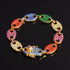 Swag Rainbow Coffee Bean Pig Nose Chain + FREE Bracelet