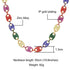 Swag Rainbow Coffee Bean Pig Nose Chain + FREE Bracelet