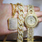Swaggy Ice Out Watch + Necklace + Bracelet Bundle