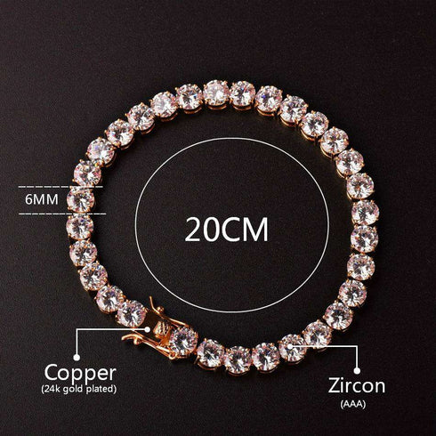 6MM Tennis Bracelet - Buy 1 Get 1 Free