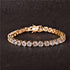 VVS Jewelry Premium 6mm 24k Gold Tennis Bracelet + Free Cuban Bracelet Bundle (Today Only)