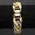 VVS Jewelry Premium 6mm 24k Gold Tennis Bracelet + Free Cuban Bracelet Bundle (Today Only)