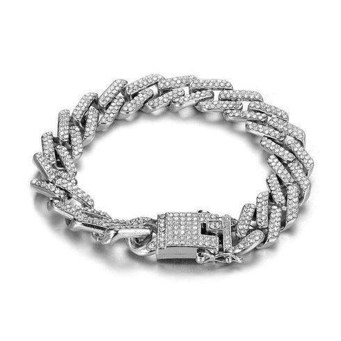VVS Jewelry Premium 6mm 24k Gold Tennis Bracelet + Free Cuban Bracelet Bundle (Today Only)