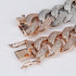 The Plug Tri-color 18mm Miami Cuban Link