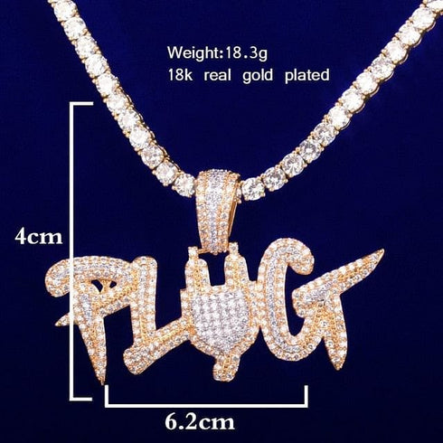 The Plug Two-tone Pendant Chain